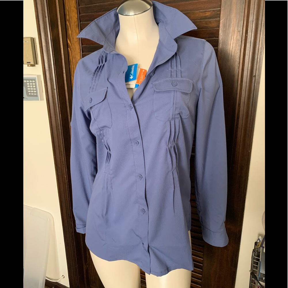 Columbia LS shirt, S, NWT